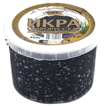 Икра белковая "Старорусская" черная 450г