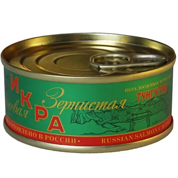 Икра лососевая зернистая ж/б "Тунгутун" 95г